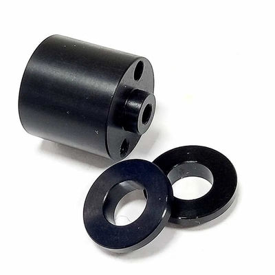 CNC-bearbeitete Teile aus Edelstahl und Titan mit PVD-Nitrid-Vakuumbeschichtung